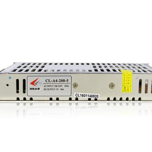 CZCL LED Display Power Supply A4-200-5P 5V40A Low Profile