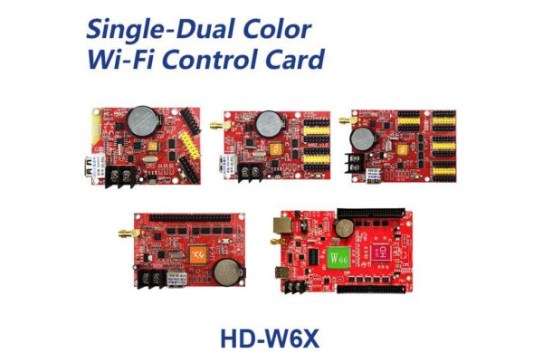 Huidu HD-W6X Series Wi-Fi Single Color LED Controller Card W6X LED Controller