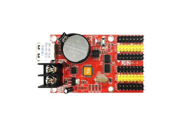 Huidu Single-dual Color U-disk Series LED Controller Card HD-U64A U63 U6A