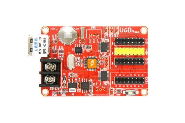 Huidu Single-dual Color U-disk Series LED Controller Card HD-U64A U63 U6A