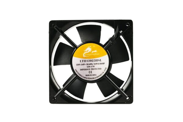 LONGTENGHUA AC 12025 Server-Square Fan Steel,110V 220V LED Display Cabinet Cooling Blower Fan