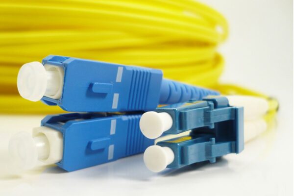 Single Mode Multimode Dual-Core Fiber Optic Connection Cable LC-LC Cable 100m