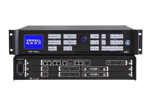 VDWALL A63 4K Video Processor With HDMI Output LED Video Wall Splicer