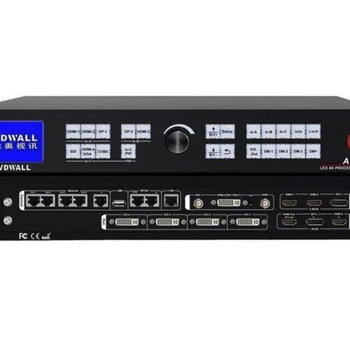 VDWALL A65 4K LED Video Processor With 4 DVI Output LED Video Wall Splicer