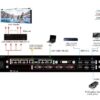 VDWALL A65 4K LED Video Processor With 4 DVI Output LED Video Wall Splicer