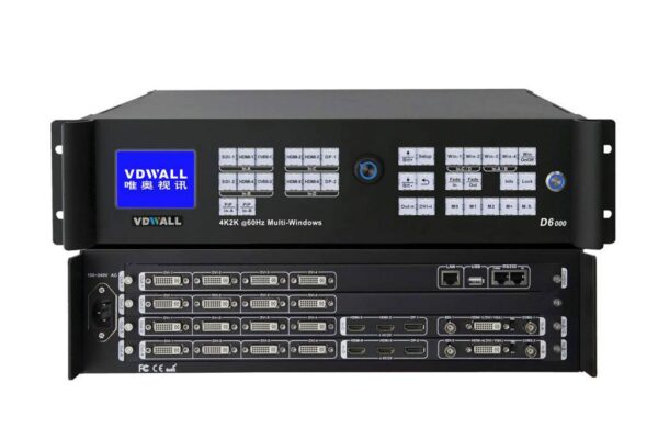 VDWALL D6000 4K Multi-Window Mosaic Processor 60HZ LED Video Wall Splicer