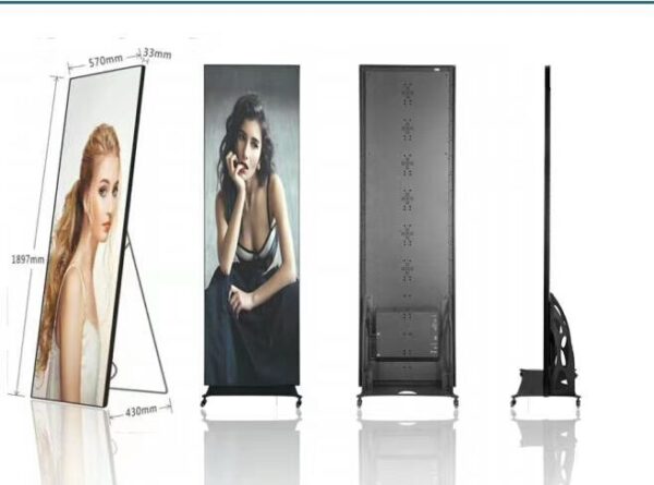 P2.5 Mirror Poster LED Display 1920×640