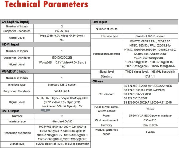Kystar KS600 LED Display Video Processor Controller HD TV Max Load of 1920 × 1200 @60Hz