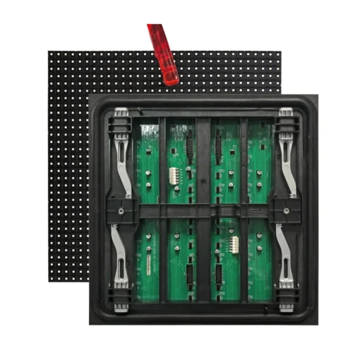 H0c50ab28f6ef4f339a1788565cb6a5d7c.webp Outdoor P10 Front Service LED Module 320*320mm