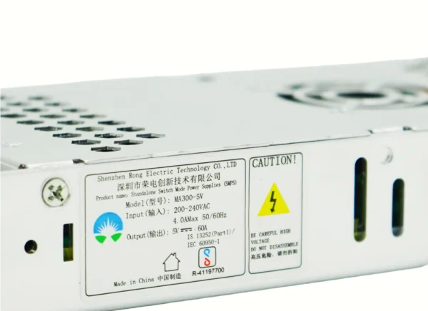 Rong Electric Switching Power Supply MA200-5V 200-240VCA